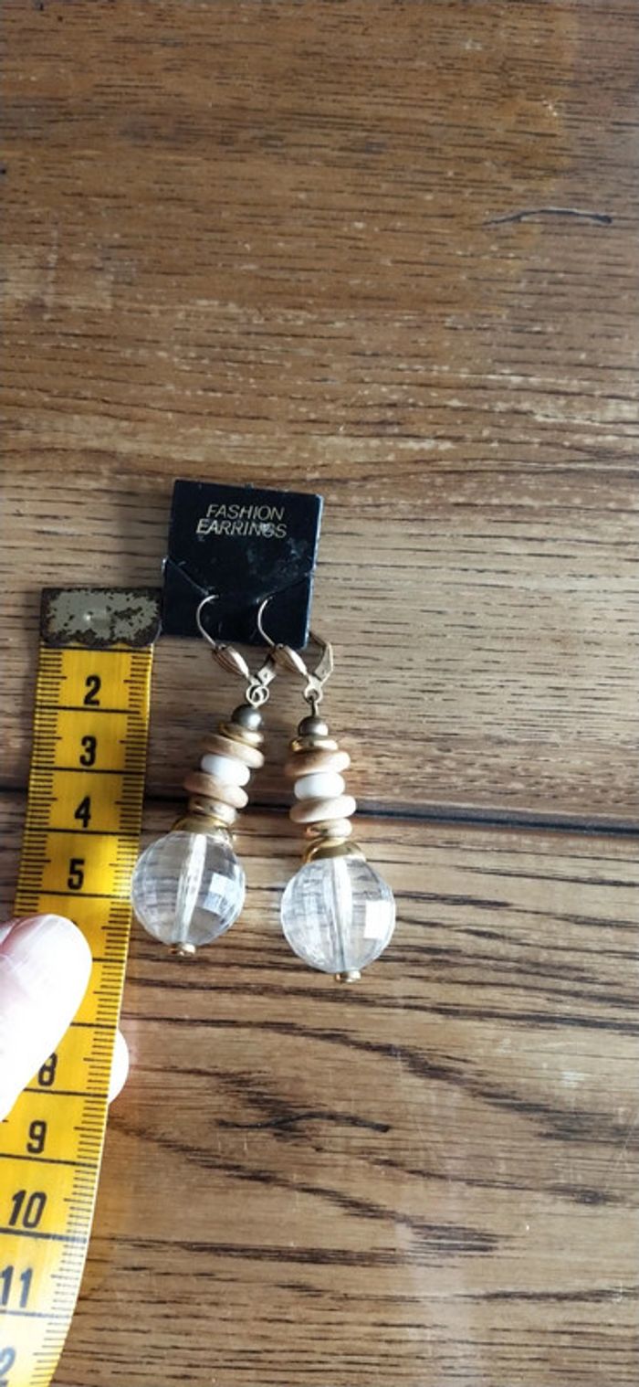 Boucles d'oreilles originales vintage - photo numéro 3