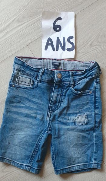 Short jean 6ans garçon 114/119cm