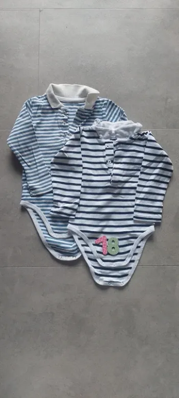 Lot de 2 bodies manches longues