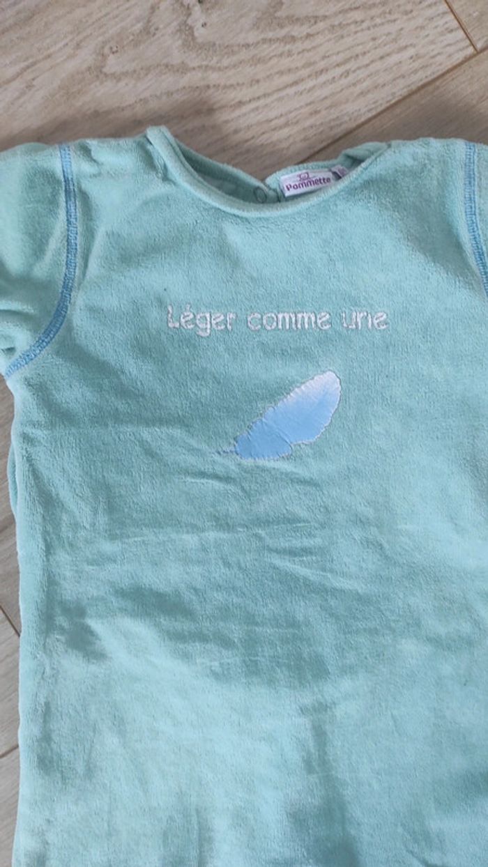 Pyjama velours 1 pièce - photo numéro 2