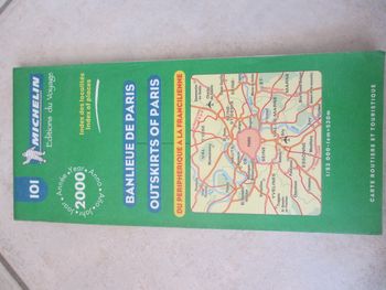 Carte Michelin n° 101 Banlieue de Paris 1:53000