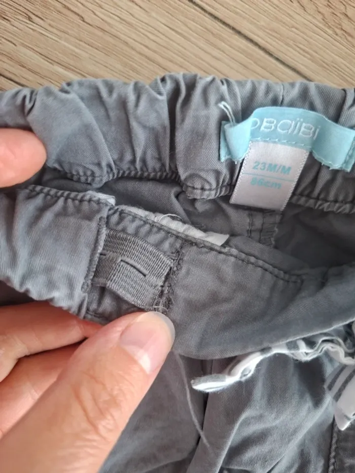 Lot de 2 pantalons légers tape à l'oeil/obaibi 2ans - photo numéro 4