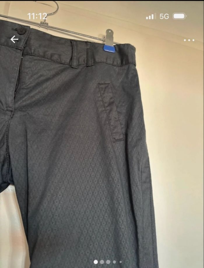 Pantalon noir légèrement satiné Lady Captain - photo numéro 3