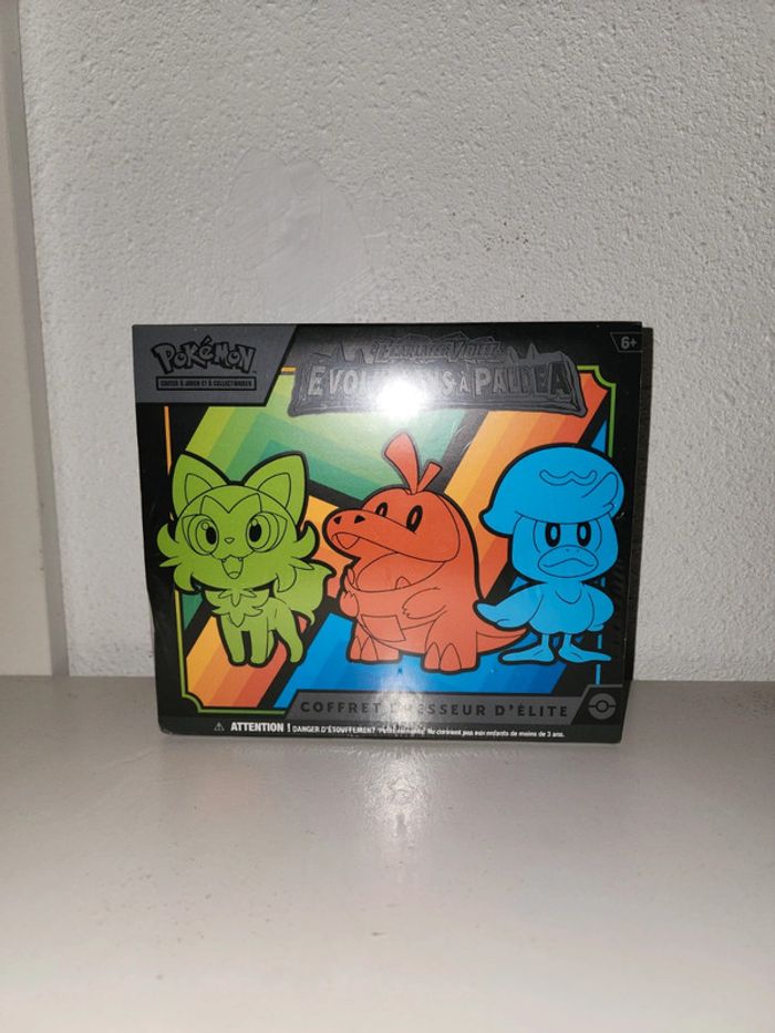Pokemon Coffret dresseur d'élite ETB Pokemon Évolutions a Paldea scellé
