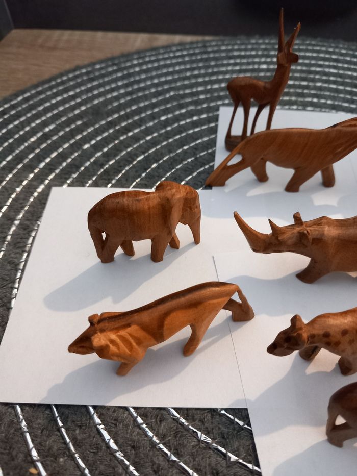 Animaux de la savane   les 10 animaux
2cm de haut sur 5  environ - photo numéro 8