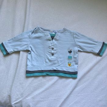 T-shirt manches longues 3 mois kitchoun