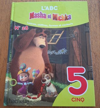 📚 Livre enfant : L’ABC Masha et Michka – Le chiffre 5 (N°28)
