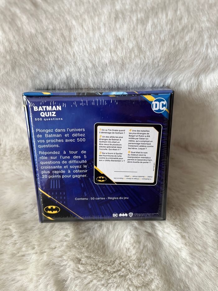 jeu de société Batman Quiz sous blister 7 ans +, 2 à 8 joueurs - photo numéro 3