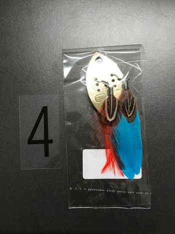 Boucles d'oreilles plumes sioux