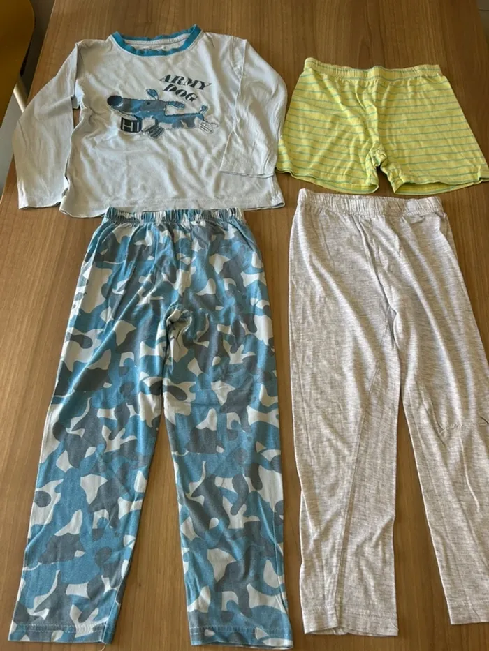 Pyjama 2 pièces 5 ans bleu