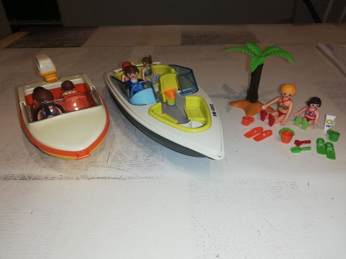 Lot bateaux playmobil