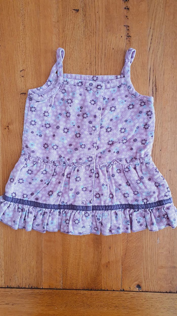 Robe en velours taille 6mois - photo numéro 4