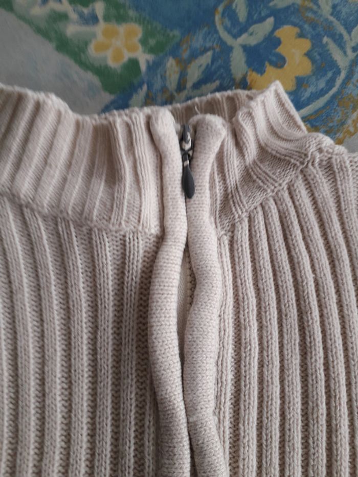 Gilet écru ZIP t 5 ans - photo numéro 5