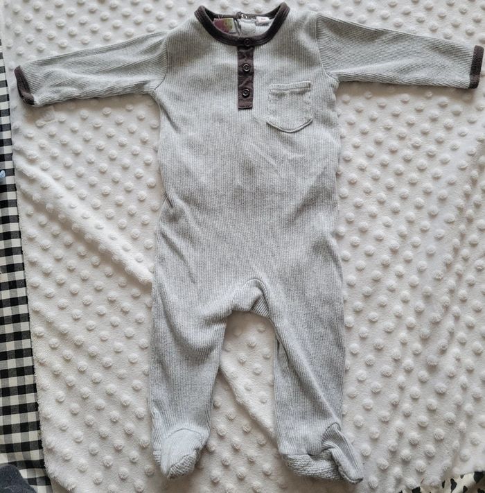 Pyjama léger 6 mois – L'Enfant Do – Gris mixte
