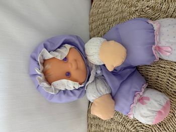 Puffalumps vintage 1991 Fisher Price Puffalump Kids Heidi - Poupée lavande