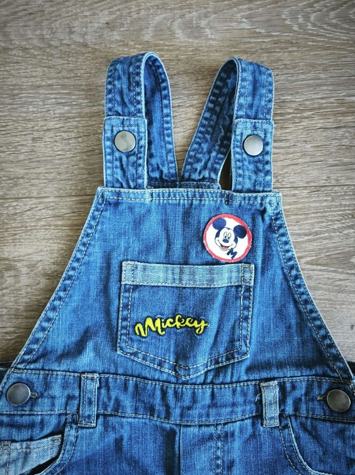 Salopette en jean Mickey - photo numéro 2