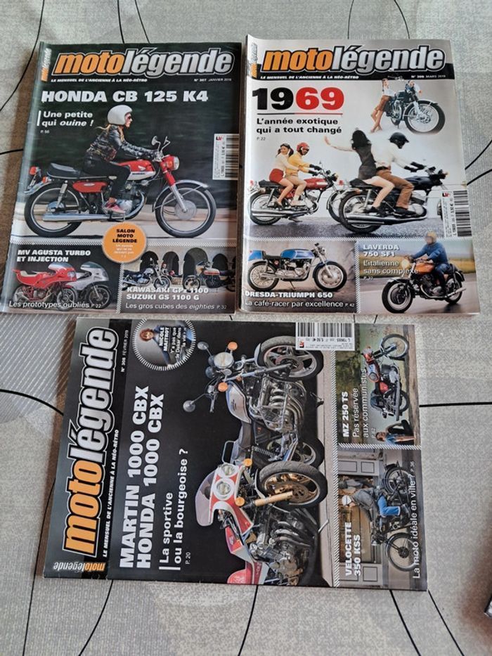 Lot magazines sur les motos  *Moto légende* - photo numéro 2