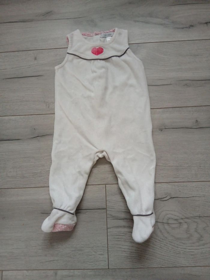 Pyjama velour ~ Obaïbi ~ 6mois (68cm)