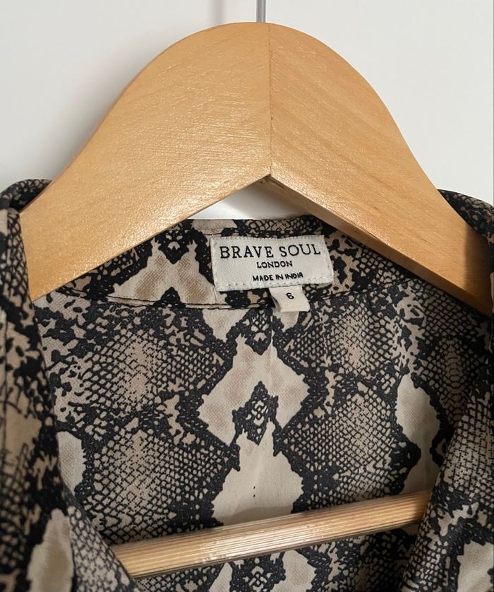 Chemise imprimé python  Brave Soul T34 - photo numéro 3