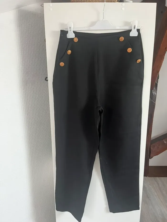 Pantalon tailleur t.38 - photo numéro 2