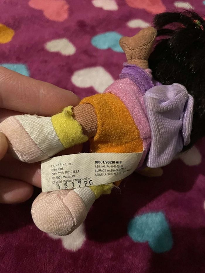 Figurine Peluche Vintage Dora Mattel Viacom 2001 - photo numéro 4