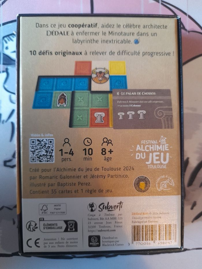 Lot de 4 jeux de société dédale tulip cake master timeline il était une fois l'homme - photo numéro 6