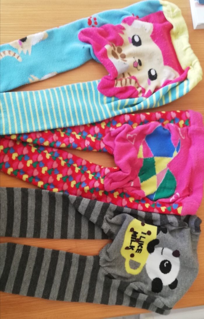 Lot de 3 leggings/ collant sans pied - photo numéro 2