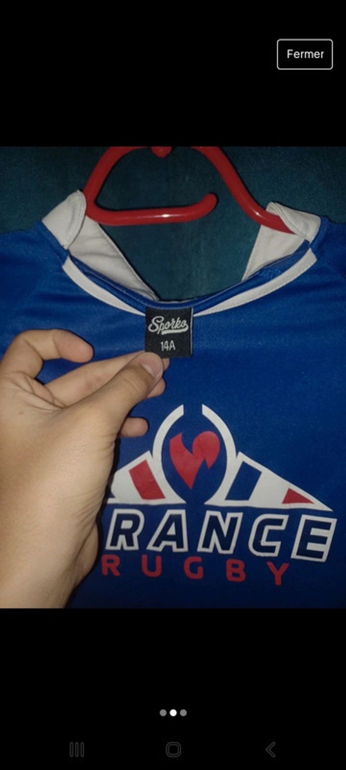 T shirt rugby france - photo numéro 2