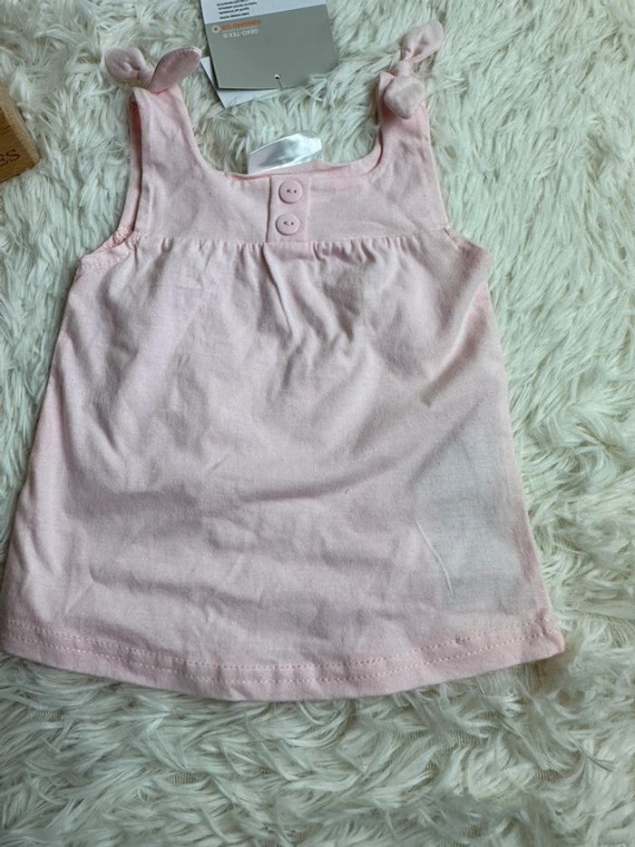 Robe rose ergee taille 2-4 mois - photo numéro 3
