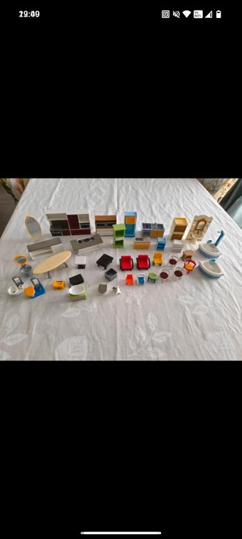 Lot meubles playmobil 
