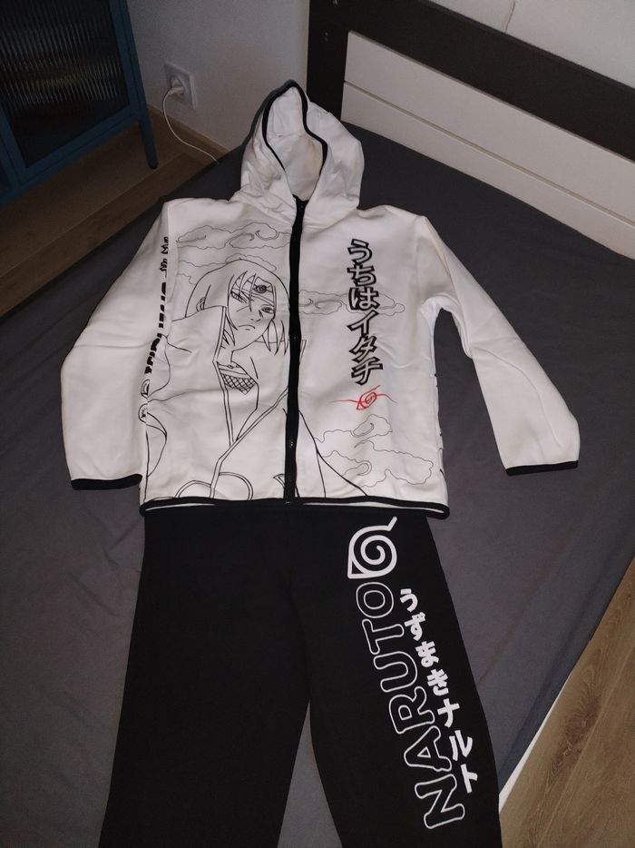 Ensemble veste zippée jogging Naruto 12 ans
