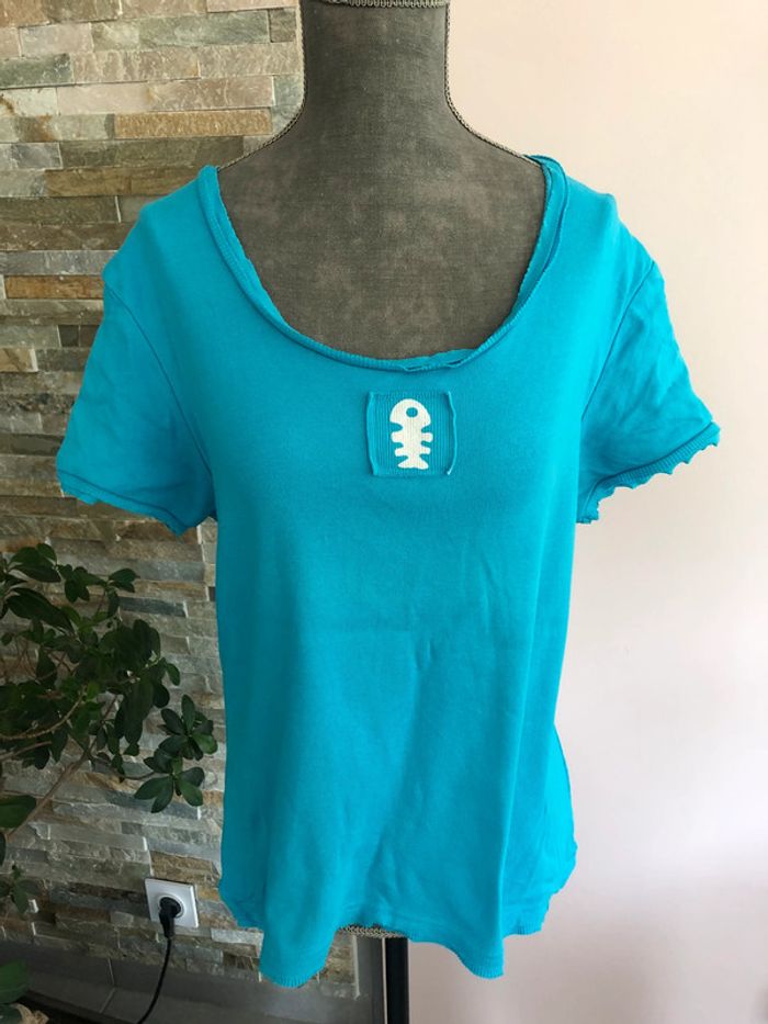 T-shirt turquoise Diplodocus 42