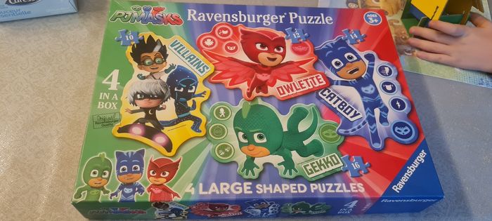 Pjmasks 4 large shaped puzzles ravensburger - photo numéro 2