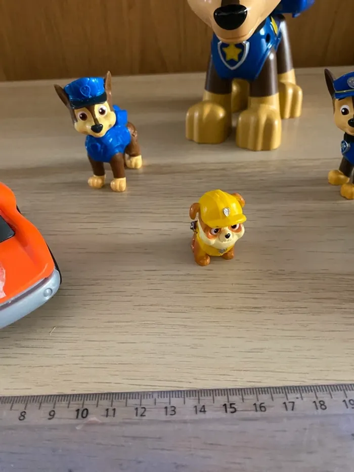 Figurines pat patrouille paw patrol chase Ruben zuma chien véhicule voiture - photo numéro 3
