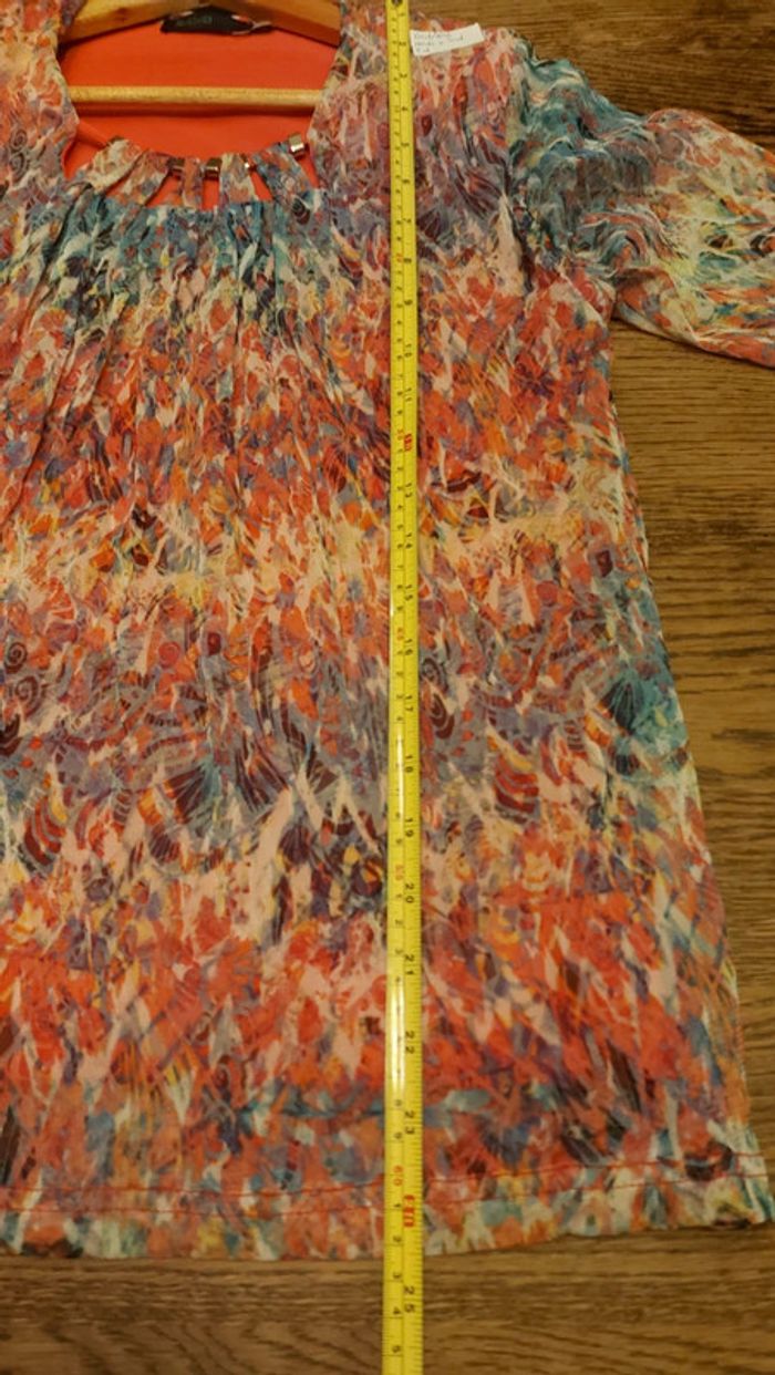 Jolie Blouse Mer&Sud taille 36 doublé multicolor - photo numéro 7