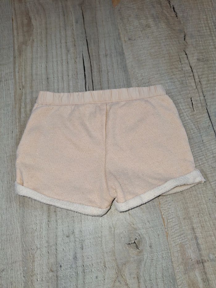Short beige fille 9 mois - photo numéro 3