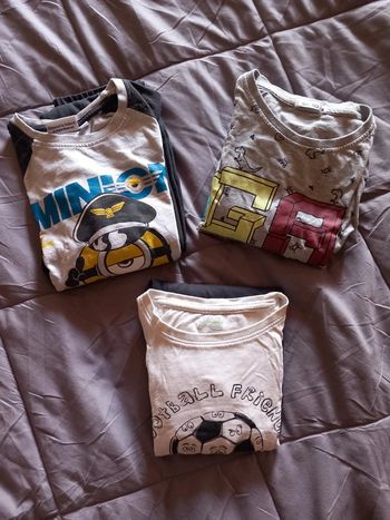 Lot 3 pyjamas longs