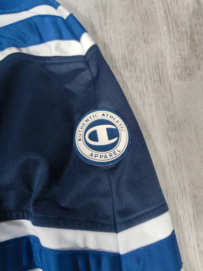 Ensemble Survêtement Champion U.S.A. Vintage Bleu Marine Logo Brodé Blanc Taille M Homme - photo numéro 8