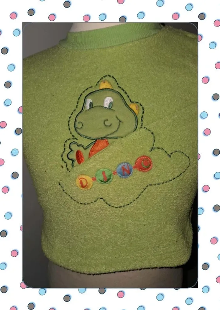 Pull dinosaure 6 mois - photo numéro 4