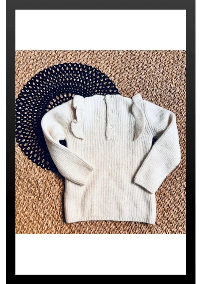 Pull volant corail - photo numéro 2