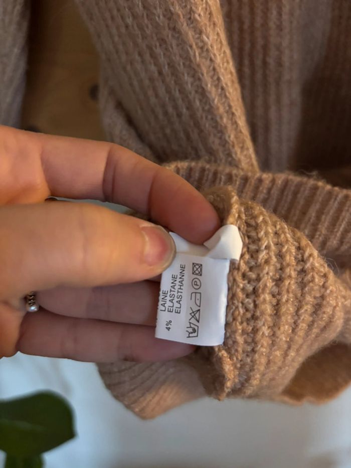 Robe pull Peace n’love  taille unique camel - photo numéro 6