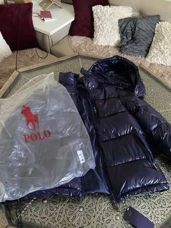 Doudoune Ralph Lauren bleu