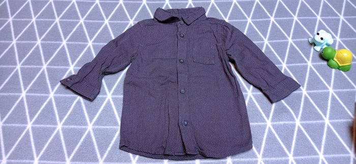 🦁 Lot 3 gilets + 1 chemise, 6 mois - photo numéro 2