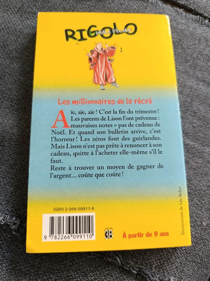 Rigolo Les millionnaires de la récré - Claude Carré - photo numéro 2