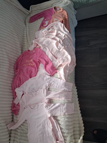 Lot 9 pyjamas grenouillère fille