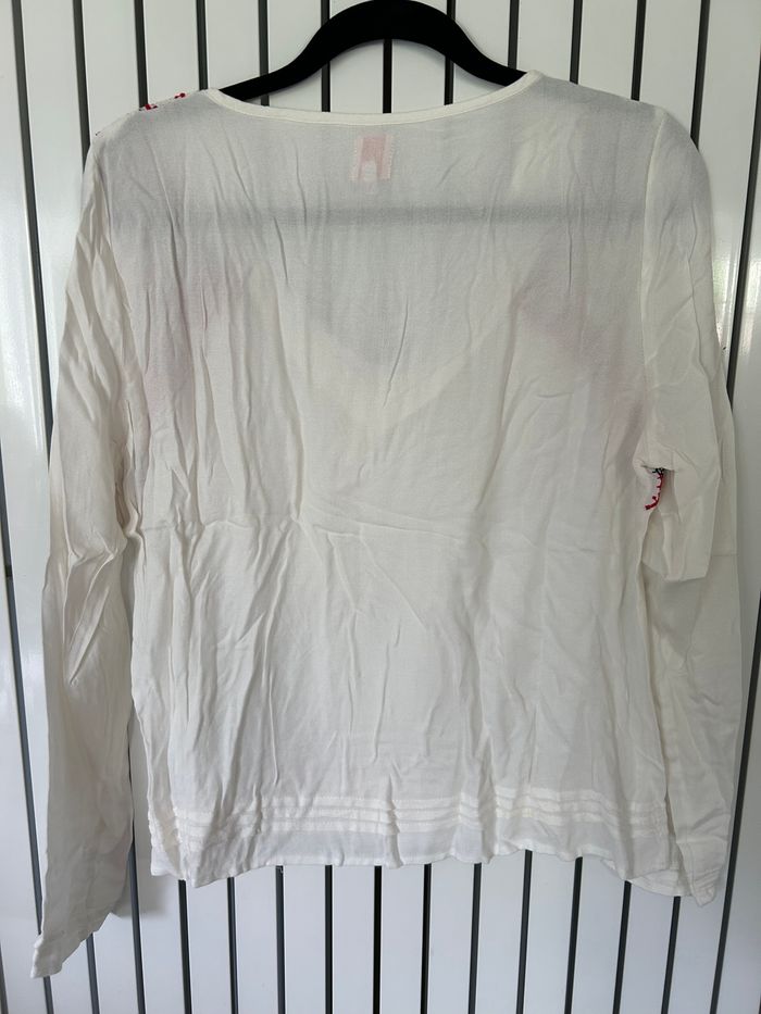 Blouse ml blanche, Miss Captain, taille 42 - photo numéro 2