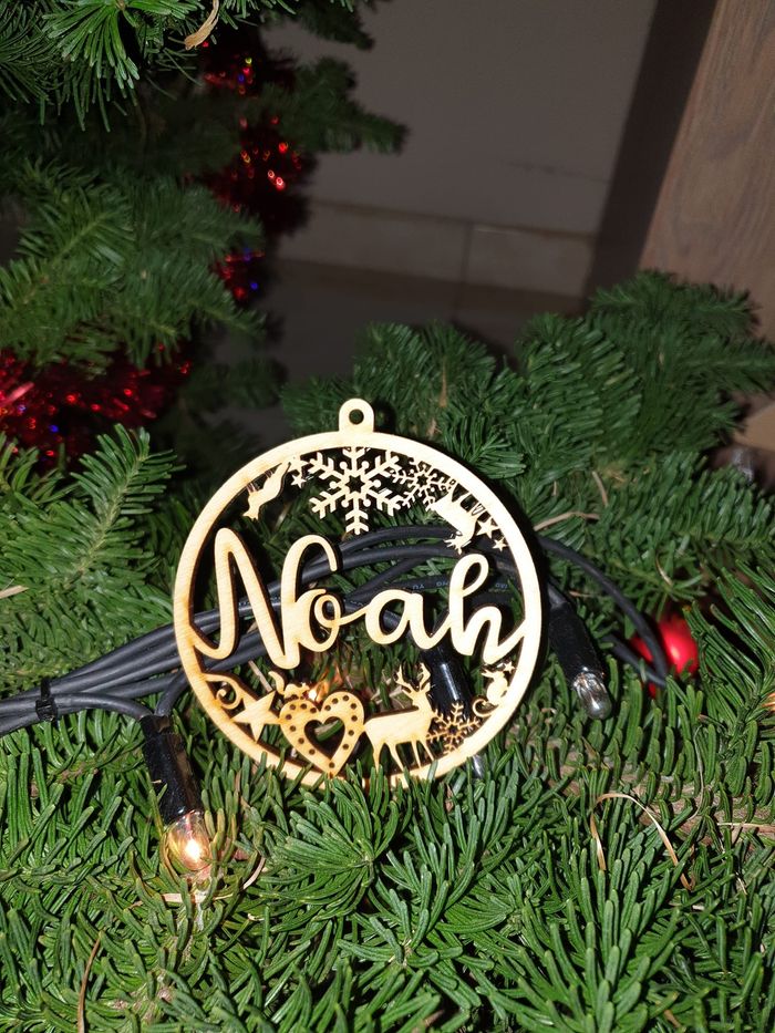 boule de Noël en bois - photo numéro 8