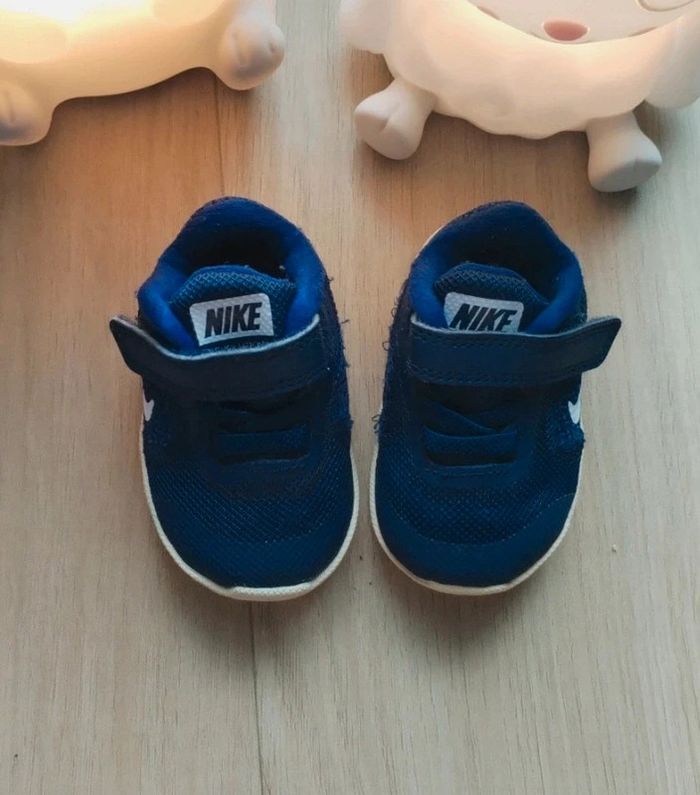 👟 Baskets Nike bébé – Taille 17 – Bleu 👶 - photo numéro 3