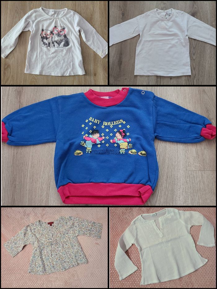 Lot de haut manche longue Pull 18 mois - photo numéro 2