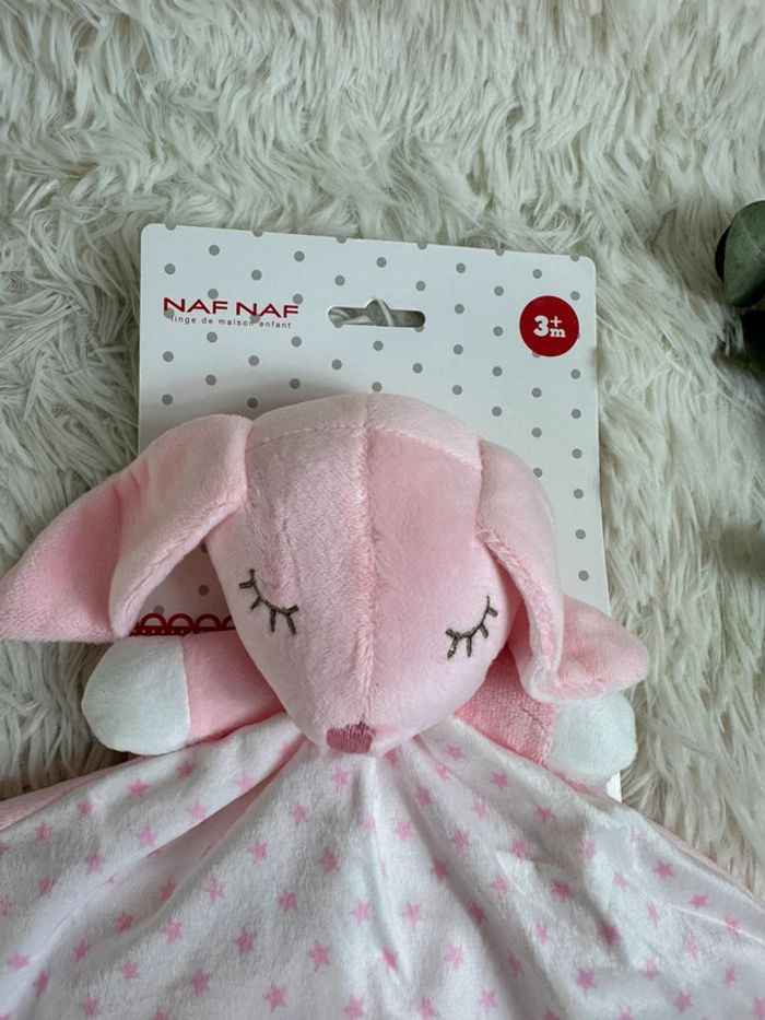 Doudou rose naf naf - photo numéro 3